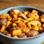 I make this dish often in the autumn when root vegetables are at their best 